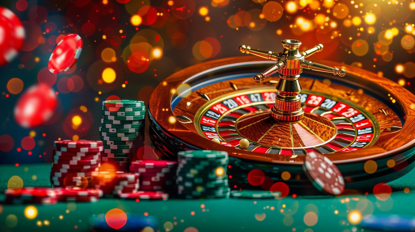 Roulette wheel in action during live broadcast at ziatogel slot